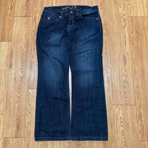 Helix Y2K‎ Baggy Dark Wash Blue Skater Grudge Jeans